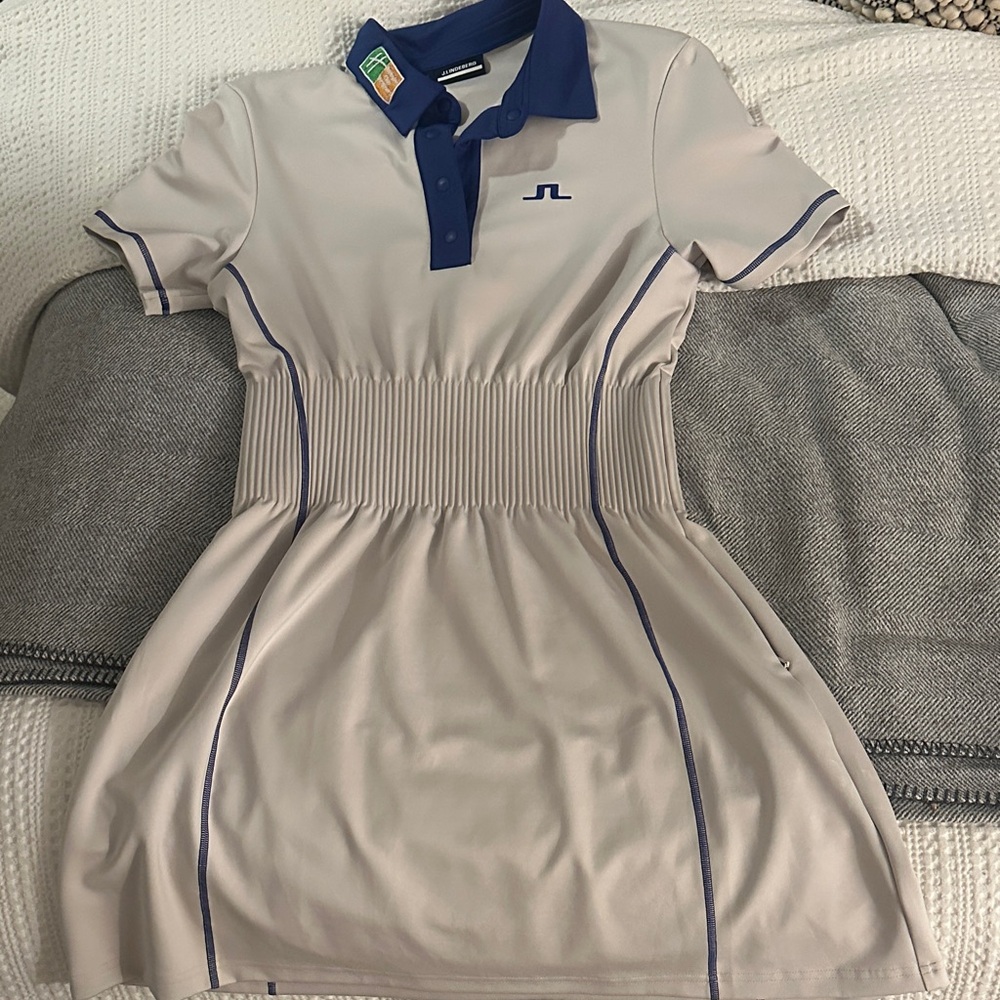 J.Lindeberg Gray and Blue Golf Dress
